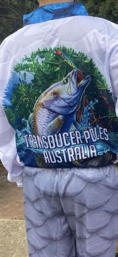 Transducer Poles Australia Fishing Shirts